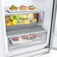 LG 12 Cu. Ft. Counter-Depth Bottom-Freezer Refrigerator - LBNC12231W | Réfrigérateur LG de 12 pi3 de profondeur comptoir à congélateur inférieur - LBNC12231W | LBNC122W