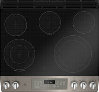 GE 5.3 Cu. Ft. Front-Control Freestanding Electric Range - JCS840EMES | Cuisinière électrique amovible GE de 5,3 pi3 avec commandes à l’avant - JCS840EMES | JCS840ES