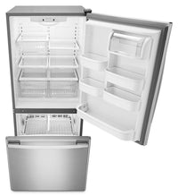 Amana 18 Cu. Ft. Bottom-Mount Refrigerator – ABB1924BRM|Réfrigérateur Amana de 18 pi³ à congélateur inférieur – ABB1924BRM|ABB1924M