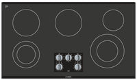 Bosch 500 Series 36" 5-Burner Electric Cooktop – NEM5666UC|Surface de cuisson électrique Bosch de série 500 de 36 po à 5 brûleurs - NEM5666UC|NEM5666UC