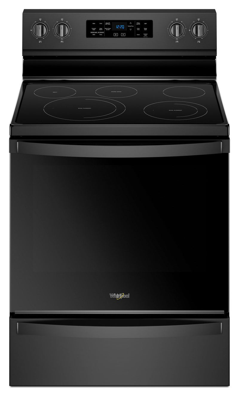 Whirlpool 6.4 Cu. Ft. Freestanding Electric Range with Frozen Bake™ Technology - YWFE775H0HB|Cuisinière électrique non encastrée Whirlpool, technologie Frozen Bake™, 6,4 pi3 - YWFE775H0HB|YWFE775B