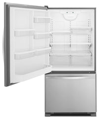 Whirlpool 19 Cu. Ft. Bottom-Mount Refrigerator - WRB329LFBM|Réfrigérateur à congélateur inférieur 19 i³ Whirlpool - WRB329LFBM|WRB329LBM