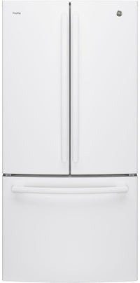 GE Profile 24.5 Cu. Ft. French-Door Refrigerator with Space-saving Icemaker – PNE25NGLKBB|Réfrigérateur GE Profile de 24,5 pi³ à portes françaises avec machine à glaçons– PNE25NGLKBB|PNE25KWW