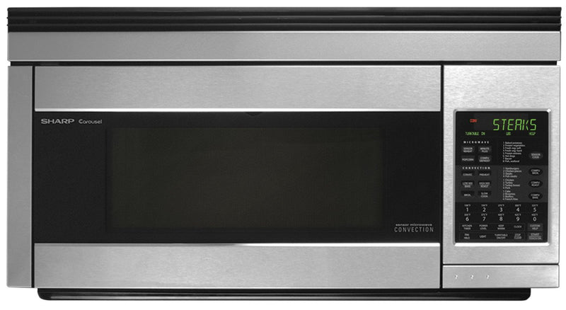 SHARP Over-The-Range Convection Microwave Oven – R1874TY|Four À Micro-ondes Sharp À Convection Et À Hotte Intégrée – R1874TY|R1874TYM