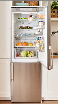 Whirlpool 11.3 Cu. Ft. Bottom-Freezer Counter-Depth Refrigerator - URB551WNGZ|Réfrigérateur Whirlpool de 11,3 pi³ de profondeur comptoir à congélateur inférieur - URB551WNGZ|URB551WZ