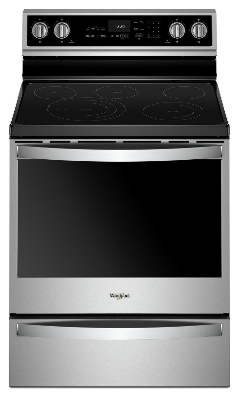 Whirlpool 6.4 Cu. Ft. Electric Freestanding Range with 5 Elements - YWFE975H0HZ|Cuisinière électrique non encastrée, Whirlpool, 5 éléments 6,4 pi3 - YWFE975H0HZ|YWFE975Z