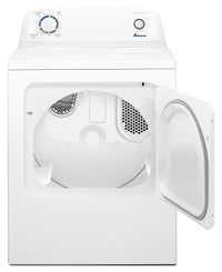 Amana 6.5 Cu. Ft. Gas Dryer with Automatic Dryness Control – NGD4655EW|Sécheuse à gaz Amana de 6,5 pi3 avec commande de séchage automatique - NGD4655EW|NGD4655W