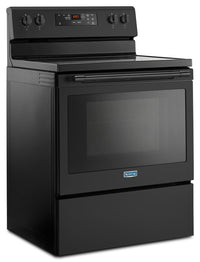 Maytag 5.3 Cu. Ft. Electric Freestanding Range - YMER6600FB|Cuisinière électrique amovible Maytag de 5,3 pi3 - YMER6600FB|YMER660B