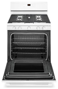 Maytag 5.0 Cu. Ft. Freestanding Gas Range with Oval Burner - MGR6600FW|Cuisinière à gaz amovible Maytag de 5,0 pi3 avec brûleur ovale - MGR6600FW|MGR6600W