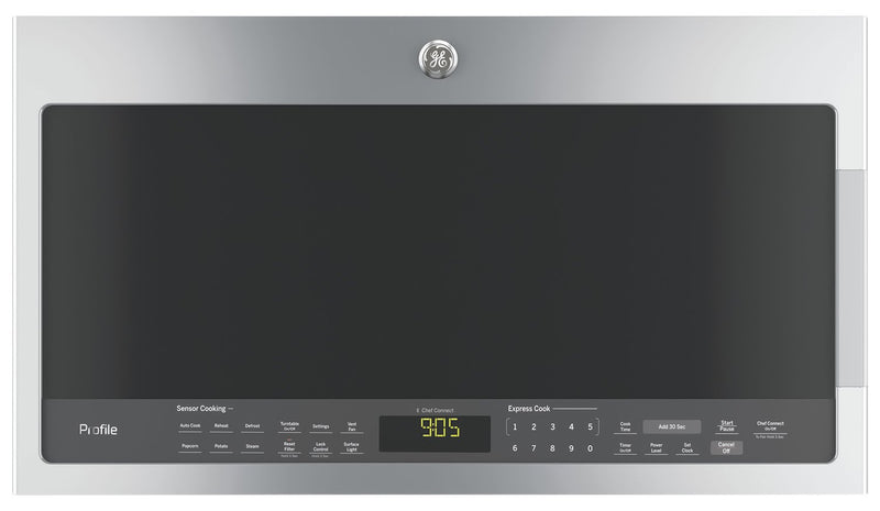 GE Profile 2.1 Cu. Ft. Over-the-Range Microwave – PVM2188SJC|Four à micro-ondes à hotte intégrée GE Profile de 2,1 pi³ – PVM2188SJC|PVM2188S